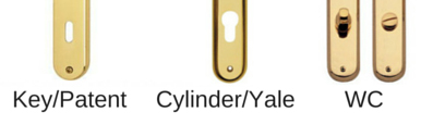 Porzellangriff Galbusera Porzellan Löcher Patent Yale Schlüsselzylinder