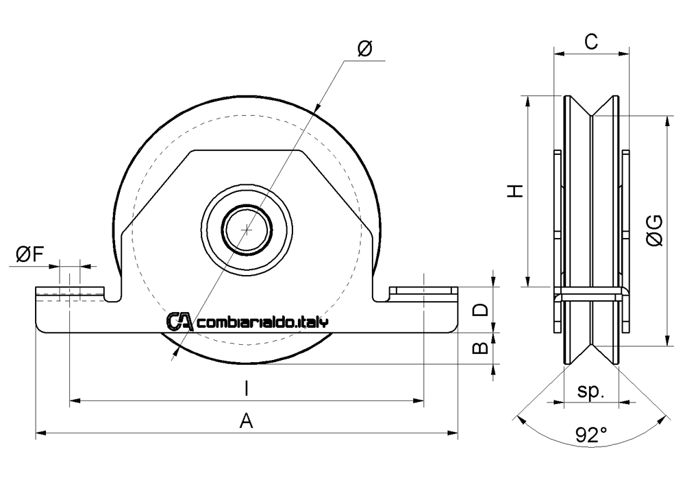 combiarialdo Radtor Nut V