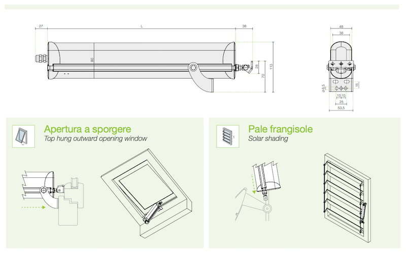 Raywin R45 Aktuator Comunello