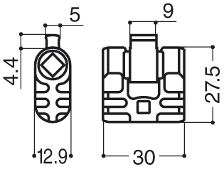 Zylinder Anpassung Oval