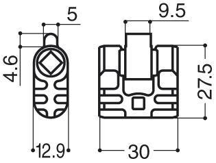 Zylinder Anpassung Oval