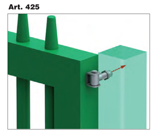 Cardine Regolabile per Cancello a Battente Varie Misure