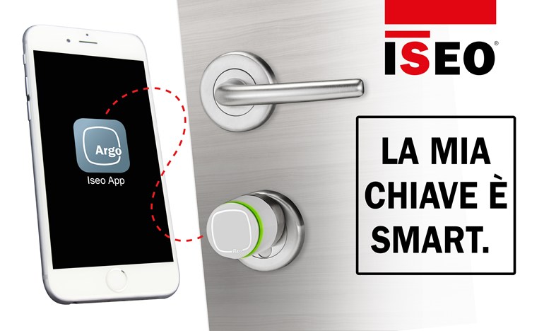 Iseo Argonflasche Smartphone-App
