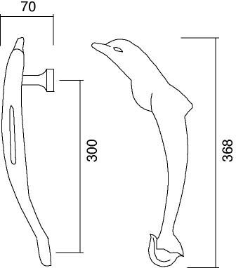 Technische Zeichnung dolphin Pasini