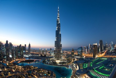 Burj Khalifa: seine Höhe der Wolkenkratzer von Dubai