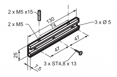 Bracket Motor Mingardi Micro 02