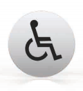 Piktogramm für Düsen Runde Badewanne Behindertengerechte Toilette Tropex