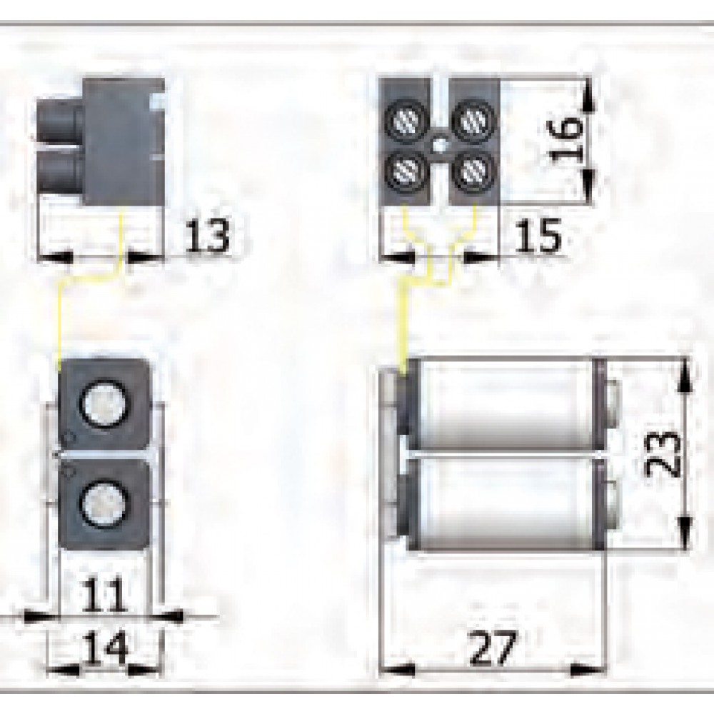 Spulen Gruppe Omec Art.033 - Komponente für elektrische Schlösser