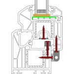 Screws Hardware Netz Diks Top PVC Verschiedene Größen 2000pz heicko Segatori