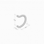 Griff 307 PBA Nylon farbige Granulat