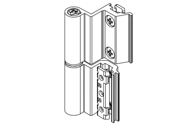 CE Base 3A Flash Scharniertür Art00121U Giesse; Europäische Kammer für Aluminium