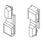 Paar Blocks anschließen Cremonese Art.02387 Giesse; Profil für die EG-
