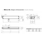 Kettenantrieb Micro XL WAY Mingardi 230V Racing 420-600-835mm 400N