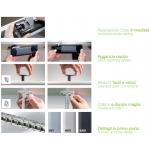 Actuator Kette Smart 24V 50 Hz Comunello Mowin Schwarz Grau oder Weiß