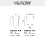 Der Double Space Aluminium-Rollladen ermöglicht die Anpassung des einfallenden Lichts