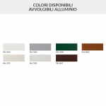 Der Double Space Aluminium-Rollladen ermöglicht die Anpassung des einfallenden Lichts