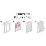 Pasini FUTURA 4.0 PVC-Rollladen mit Gummianschluss