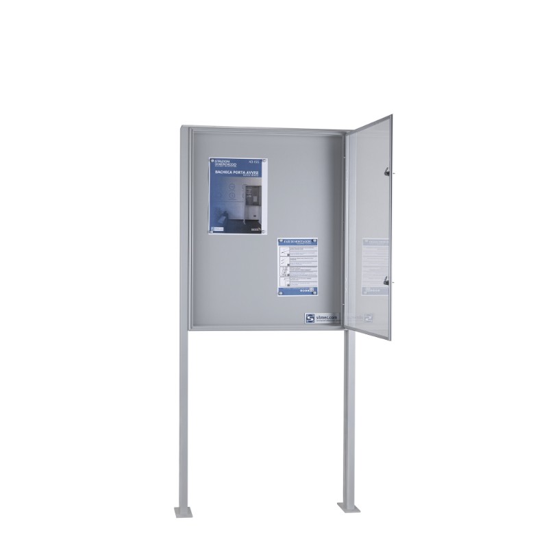 Selbsttragende Pinnwand mit Stangen SB3 Silmec