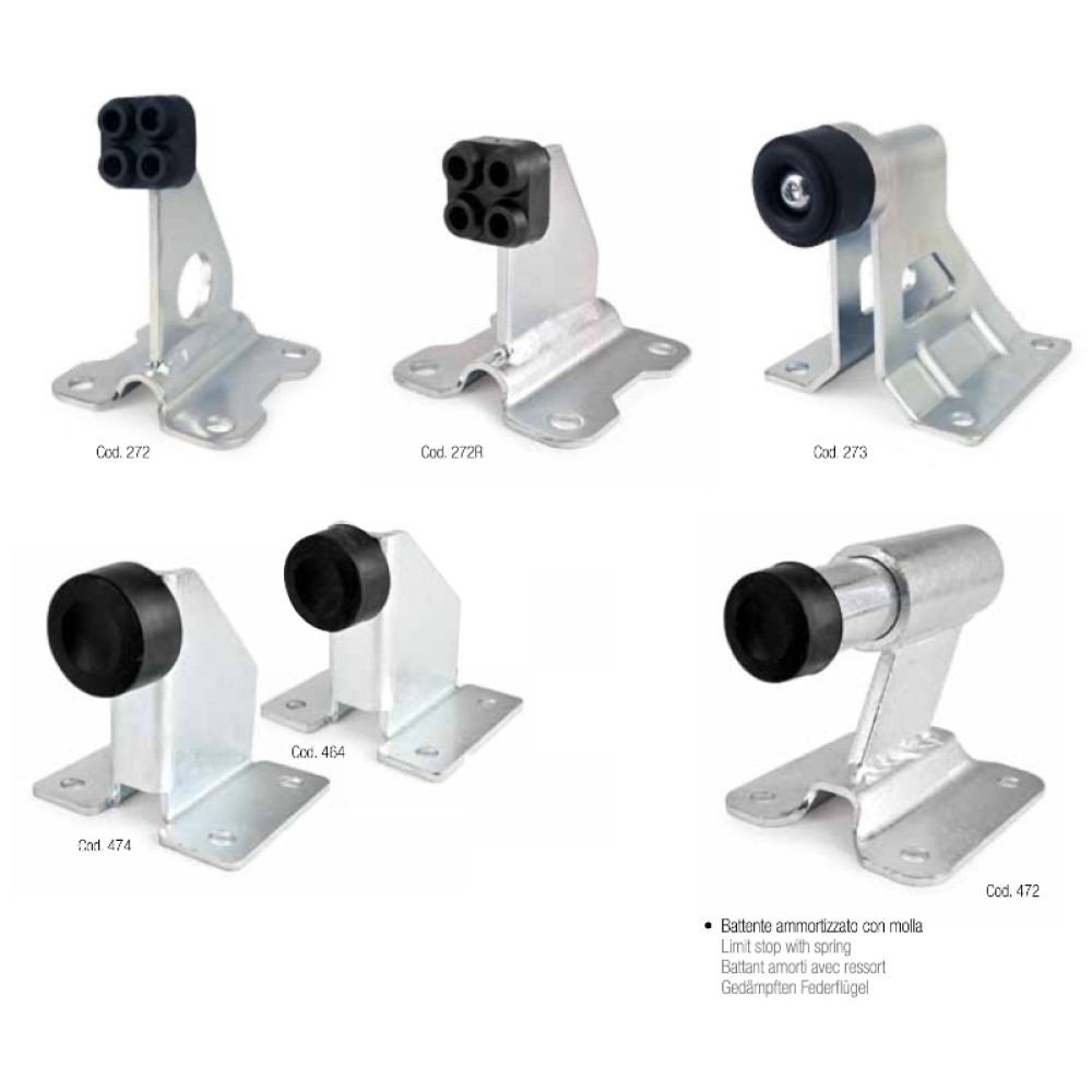 Endklopfer zum Befestigen für Torbewegungen Verschiedene Größen