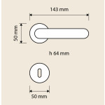 Beta Linea Calì Klassischer Innentürgriff Romantischer Stil