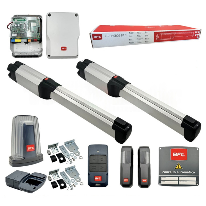 BFT PHOBOS BT B25 SMART KIT Torantrieb für Flügeltore 24V 400kg