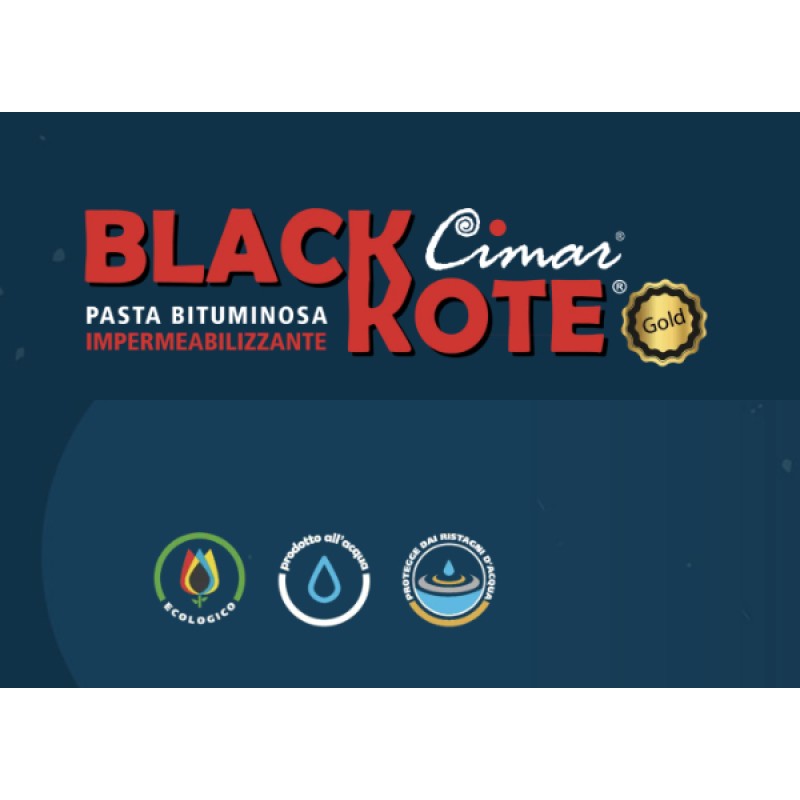 Flüssiges Imprägnierbitumen Blackkote Gold Cimar