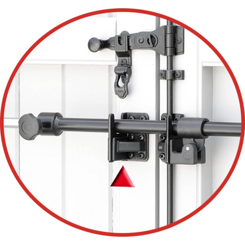 Einbruch Blindy Bar Blindatura Türen und Fenster Extensible DN