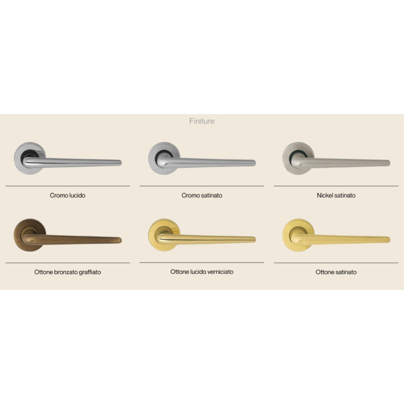 Brixia Linea Calì Klassischer Messinggriff für Innentüren