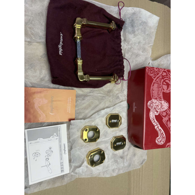 Busiri Antologia Griff aus Natürlichem Messing für Elegante Haustüren