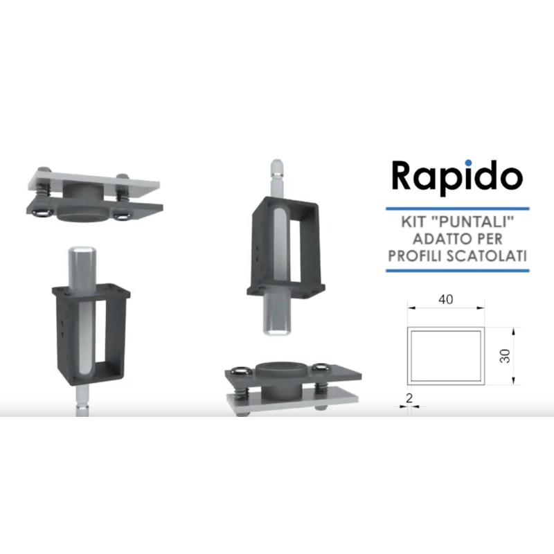 Scharniere und Zwingen für Sicherheitsgitter Schnellverschluss