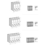 Modularer Briefkasten zum Aufhängen Innenbereich SC5V