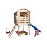 Spielhaus mit Rutsche für Kinder Joy 163x118 cm