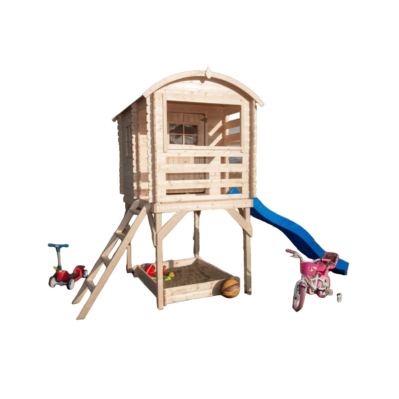 Spielhaus mit Rutsche für Kinder Joy 163x118 cm