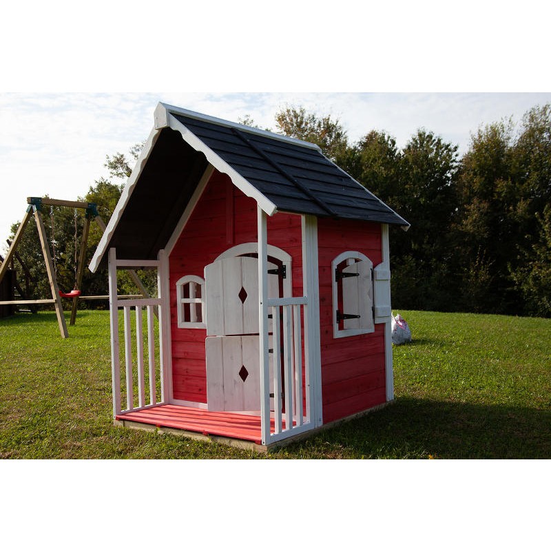 Spielhaus aus Holz für Kinder im Garten Anny 97x113 cm