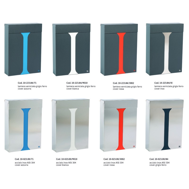 Moderner Briefkasten S23 Silmec Einzel Magazinformat