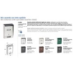 Traditioneller Briefkasten mit Schiebedach Silmec S01