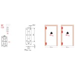 Koplanares Scharnier Justor SF 120 Verschiedene Farben 2 Stück