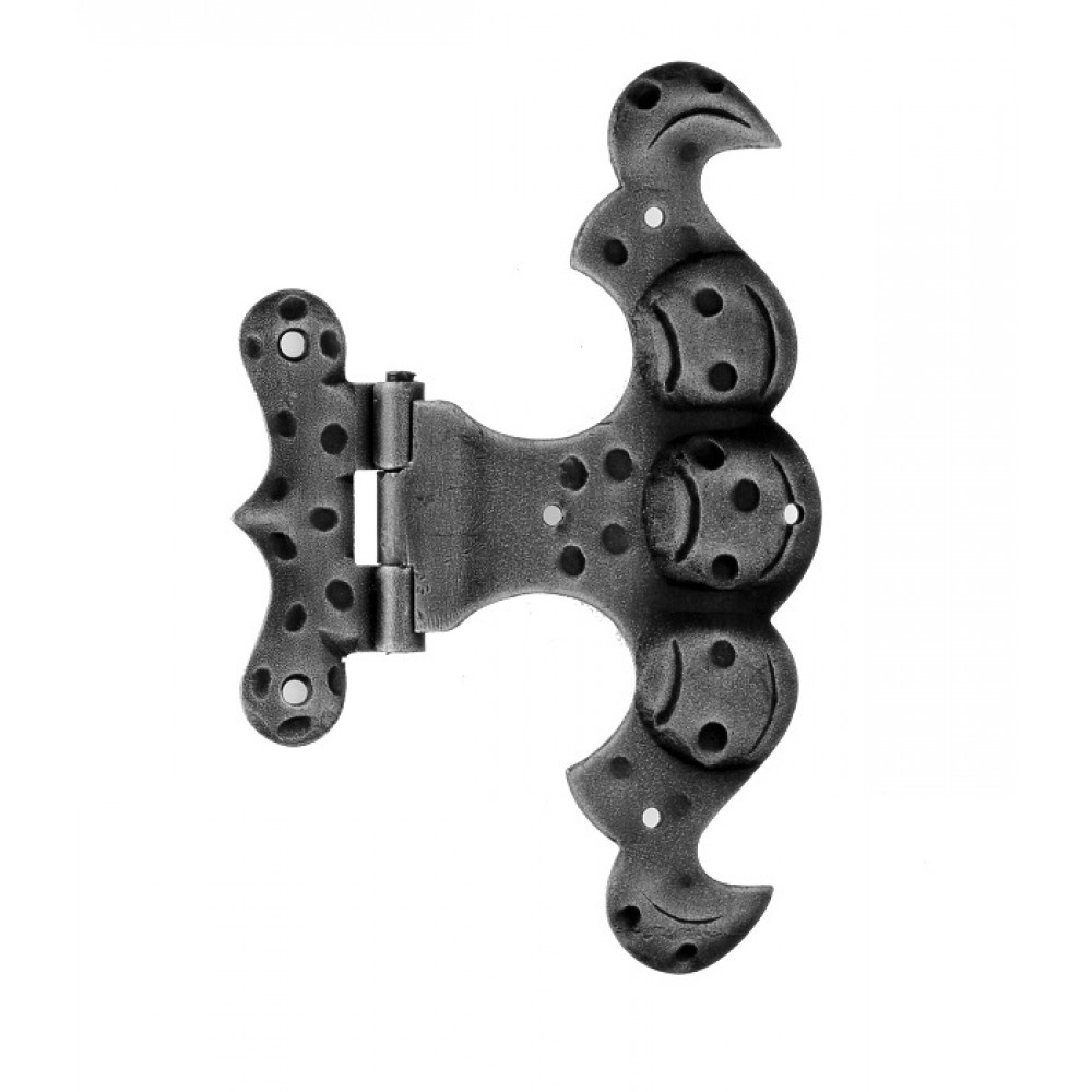 Scharnier mit Platte 175x80mm Galbusera für Schmiedeeisen Türen und Fenster