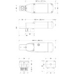 Chiaroscuro SL 80 230Vac Motor für Schiebeläden