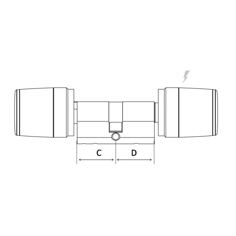 Libra Zylinder Premium Doppel Spieler Argo App Iseo Öffnung mit Smartphone