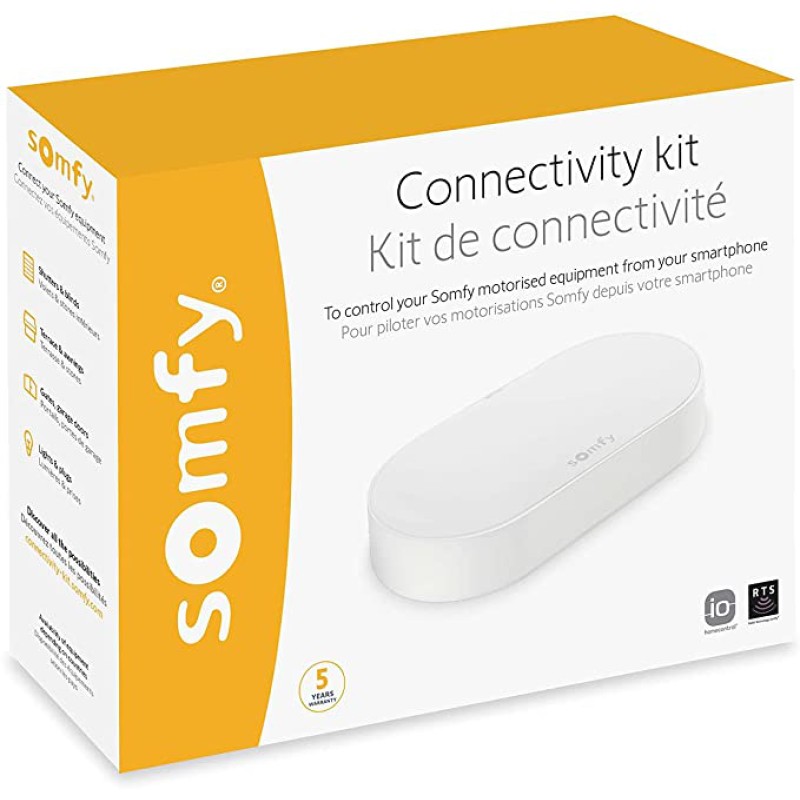 Somfy Connectivity Kit zur Steuerung von Motoren mit Smartphone