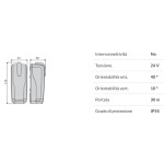 Paar Lichtschranken für Tore Universal BFT THEA 2600815