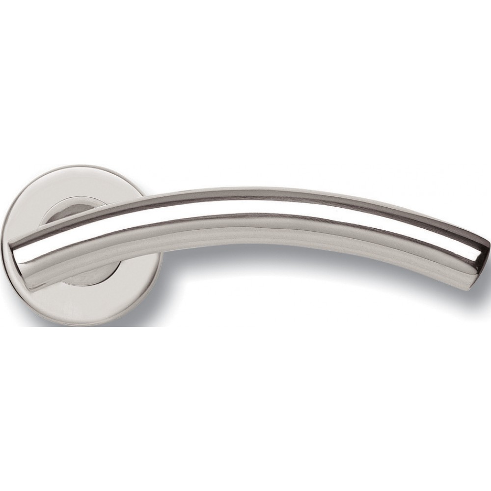 Paar Griffe Ghidini Modell Arco OCL M4 Rosette und Lüftungsöffnungen