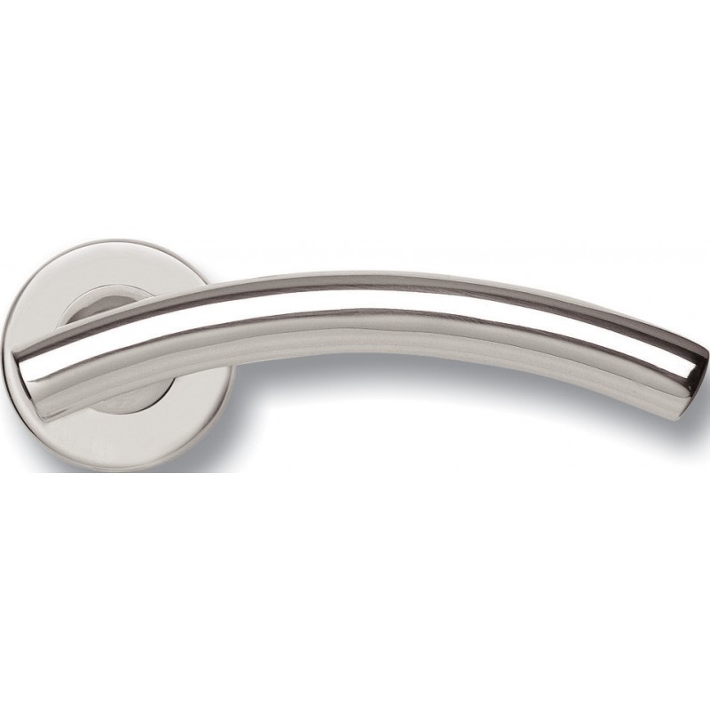 Paar Griffe Ghidini Modell Arco OCL M4 Rosette und Lüftungsöffnungen