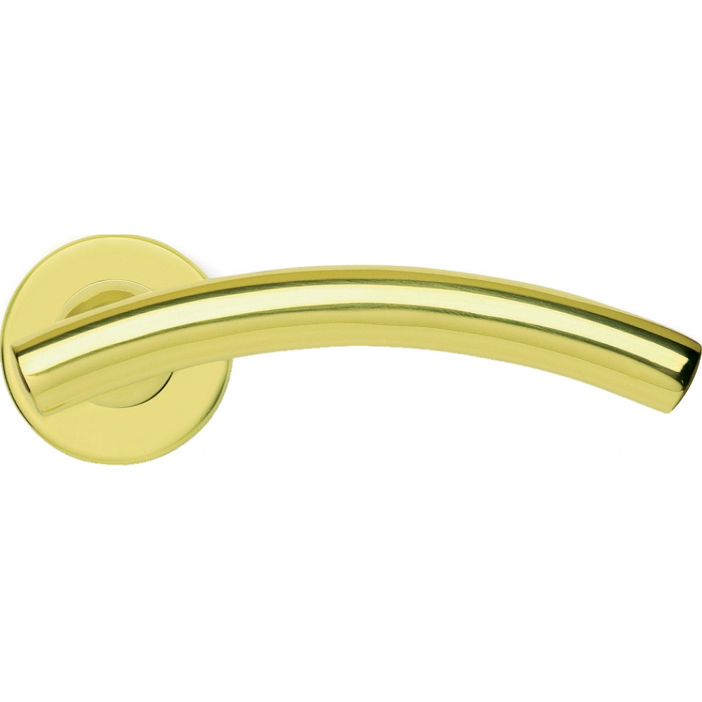 Paar Griffe Ghidini Modell Arco OLV M1 Rosette und Lüftungsöffnungen