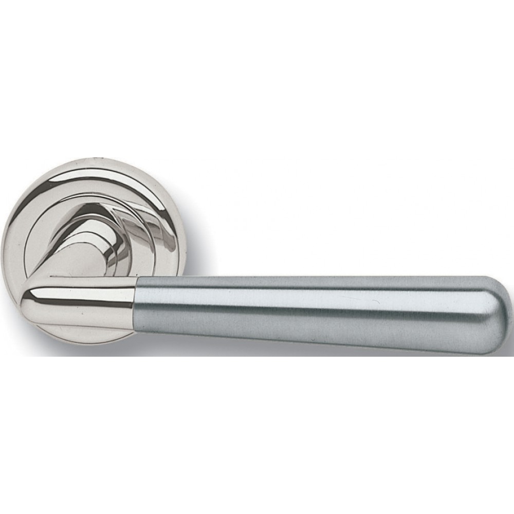 Paar Griffe Ghidini Modell OCL Genfer Rosette Stahl-und Lüftungsöffnungen