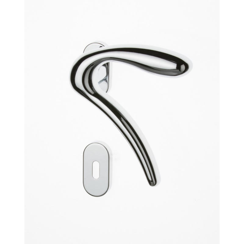 Paar Griffe Ghidini Modell Leonardo ACL Rosette und entlüftet Zylinder