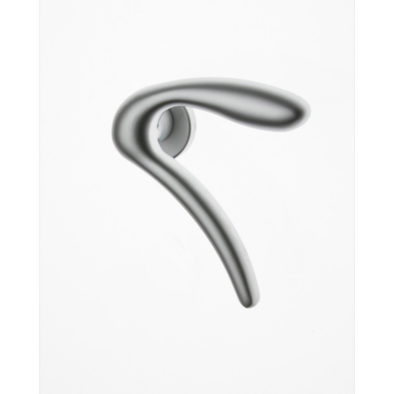 Paar Griffe Ghidini Modell Leonardo AKP-Rosette und entlüftet Zylinder