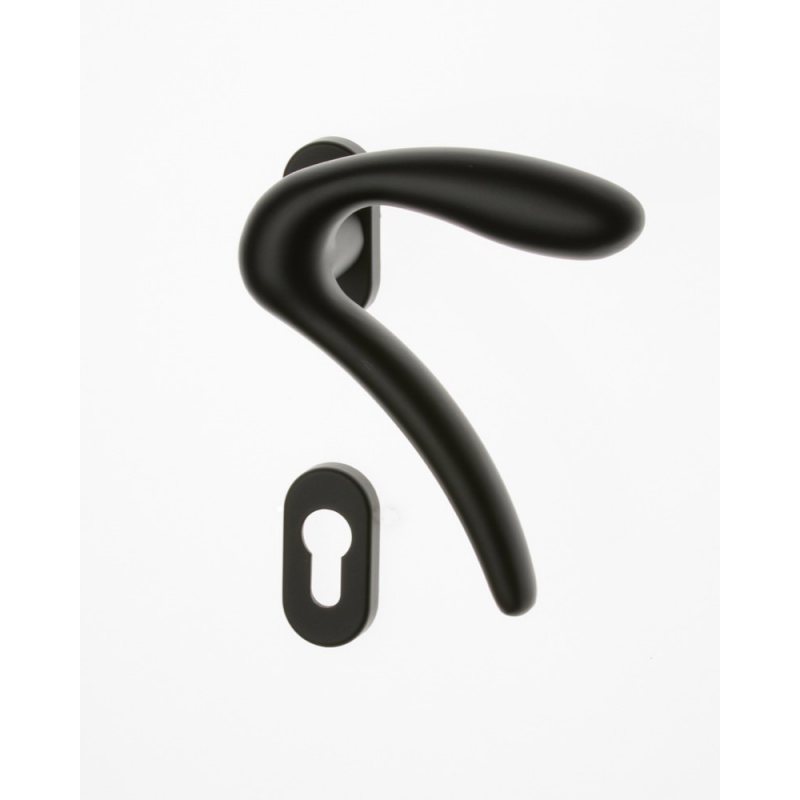 Paar Griffe Ghidini Modell Leonardo ANO Rosette und entlüftet Zylinder