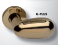 Paar Griffe Ghidini Pigna Modell G-PLUS M36 Rosette und Lüftungsöffnungen